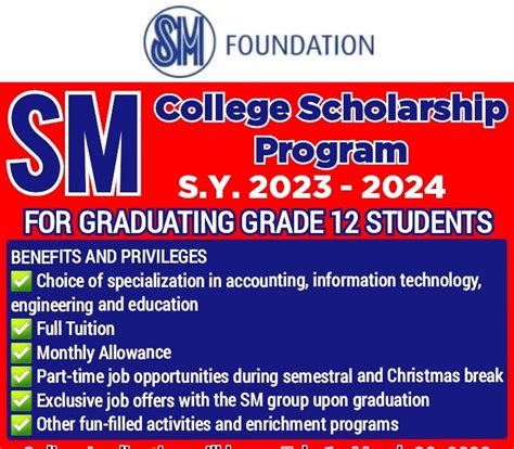 sm scholarship reviewer|SM Scholarship 2024 .
